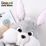 Doayni Baby 2017 Winter Jackets For Baby Girl Novelty Rabbit Hooded Vest Thick Warm Baby Girl Cotton Clothing Infant Unisex