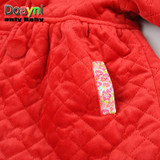 Doayni Baby 2017 Winter Jackets For Baby Girl Long Sleeve Hooded Coat Thick Warm Rabbit Baby Girl Cotton Clothing Infant