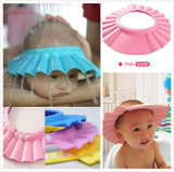 Soft &amp; Adjustable Baby Shower Cap Children Shampoo Bath Wash Hair Shield Hat Bathing Bebes