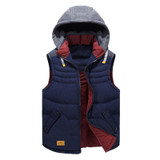 SOFIBERY Vest Brand Men Sleeveless Jacket Winter Casual Down Vest Cotton-padded Slim Men's Vest