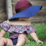 Sodawn New Style 2017 Summer Small Broken Flower Baby Girls Clothes Set Cotton Suit Set Kids Clothing Infant Clothing
