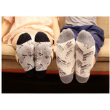 Socks Women Cotton Brand Eiffel Tower Ferris Wheel Printed Crew Long Happy Funny Sox Harajuku Skateboard Dress Designer Meias