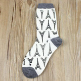 Socks Women Cotton Brand Eiffel Tower Ferris Wheel Printed Crew Long Happy Funny Sox Harajuku Skateboard Dress Designer Meias