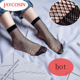 Socks Kancoold Coolbeener Socks Women Sexy Lace Fishnet Net Plain Top-Ankle Short Socks Stylish Drop Shipping