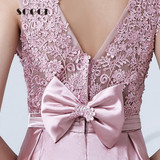 SOCCI Weekend Long Satin Lace Evening dress 2017 Mother of the Bride Dresses Crystal Sashes vestido de festa Formal Party Gowns