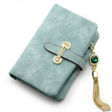 SoAr Wallet Women Luxury Brand Coin Purse Bag Female Clutch Handbags Tassel Long Nubuck Leather Wallets Fashion Famous Design