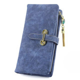 SoAr Wallet Women Luxury Brand Coin Purse Bag Female Clutch Handbags Tassel Long Nubuck Leather Wallets Fashion Famous Design