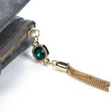 SoAr Wallet Women Luxury Brand Coin Purse Bag Female Clutch Handbags Tassel Long Nubuck Leather Wallets Fashion Famous Design