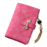 SoAr Wallet Women Luxury Brand Coin Purse Bag Female Clutch Handbags Tassel Long Nubuck Leather Wallets Fashion Famous Design