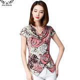 Snow butterfly 2017 women top kimono blouses shirts casual vintage tops plus size M-5XL Lace blusas blouse women's fashion