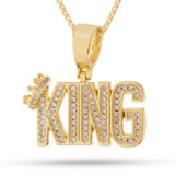 Snoop Dogg x King Ice - The Mini Crowned King Necklace (.925 Sterling Silver)
