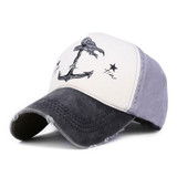 Snapback Casquette Baseball Cap for Women Pirate Anchors Summer Baseball Cap Casual Sunscreen Men Hip Hop Adjustable Hat