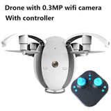 Kai Deng K130 ALPHA RC Drone with Camera 2.4GHZ 4CH RC Helicopter 6-Axis gyro RC Quadcopter Folding Transformable Egg Drone