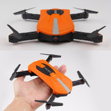 JY018 ELFIE WiFi FPV Aircraft Mini Foldable Selfie Drone RC Drones with 2MP Camera HD FPV Professional H37 720P RC Airplane