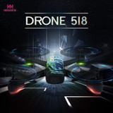 JXD 518 RC Quadcopter 2.4GHz Full HD 720P Camera WIFI FPV GPS Mining Point Drone