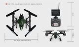 JXD 510G 4CH 6-axis Gyro 5.8G FPV RC Quadcopter Drone with 2.0MP Camera 2.4GHz with One-key Return CF Mode 3D-flip Drone RTF