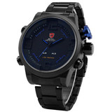 Men sports watches Army Military Wristwatches digital calendar LED steel Reloj Hombre