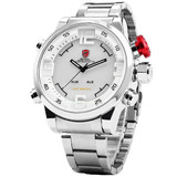 Men sports watches Army Military Wristwatches digital calendar LED steel Reloj Hombre