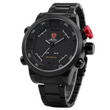 Men sports watches Army Military Wristwatches digital calendar LED steel Reloj Hombre