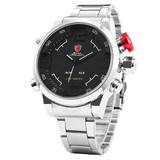 Men sports watches Army Military Wristwatches digital calendar LED steel Reloj Hombre