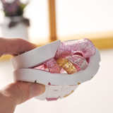 JUSTSL 2017 children's summer beach sandals non-slip flat heels casual shoes outdoor princess sandals for kids size 24-35