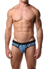 JustinCase Teal Pebble Brief
