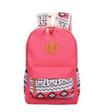 Just Follow 2017 Women Canvas Printing Backpack for Teenage Girls Cute Middle High School Bags Backpacking Backpack 3 Set