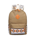 Just Follow 2017 Women Canvas Printing Backpack for Teenage Girls Cute Middle High School Bags Backpacking Backpack 3 Set