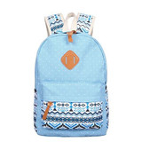 Just Follow 2017 Women Canvas Printing Backpack for Teenage Girls Cute Middle High School Bags Backpacking Backpack 3 Set