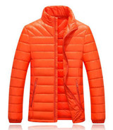 JUNGLE ZONE Mens Winter Thick Warm Down Jacket Casual Long Coat 95% White Duck Down Jackets Collar jackets Men down jacket 060