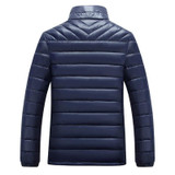 JUNGLE ZONE Mens Winter Thick Warm Down Jacket Casual Long Coat 95% White Duck Down Jackets Collar jackets Men down jacket 060