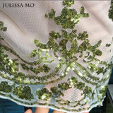Julissa Mo 2016 Vestidos Party Dresses Elegant Sexy V Neck Vintage Sequin Bodycon Bandage Dress Mini Summer Beach Women Dresses