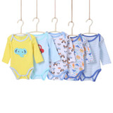 0-24m Cute Lovely 5 Pieces/Packs Baby boy Bodysuits Infant Baby Jumpsuit Baby Clothes Baby Girls Long Sleeve Bodysuits Clothing