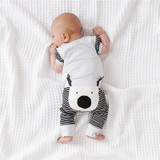 0-2 Year Toddler Baby Harem Pants Cute Cartoon Pants Casual Cotton Trousers Boys Girls Bottoms Pants