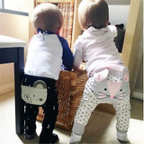 0-2 Year Toddler Baby Harem Pants Cute Cartoon Pants Casual Cotton Trousers Boys Girls Bottoms Pants