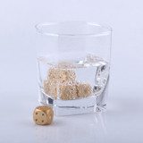*Aluminum Dice Shape Whiskey Stones Rocks for Drinks Whisky Beer Wine Cooler Bar Ice Cube Bucket Wine Holder Rack Mens Gifts