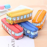 (1pcs/sell) Simulation Bus Womens Travel Cosmetic Bags High Quality Makeup Bag Make Up Bag Neceser Luxury Brand Famous Brands