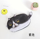 (1pcs/sell) 3D Funny Cat Womens Travel Cosmetic Bags High Quality Makeup Bag Make Up Bag Neceser Luxury Brand Famous Brands Hot