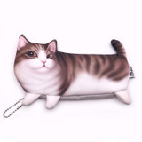 (1pcs/sell) 3D Funny Cat Womens Travel Cosmetic Bags High Quality Makeup Bag Make Up Bag Neceser Luxury Brand Famous Brands Hot