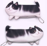 (1pcs/sell) 3D Funny Cat Womens Travel Cosmetic Bags High Quality Makeup Bag Make Up Bag Neceser Luxury Brand Famous Brands Hot