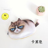 (1pcs/sell) 3D Funny Cat Womens Travel Cosmetic Bags High Quality Makeup Bag Make Up Bag Neceser Luxury Brand Famous Brands Hot
