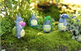 (10pcs/lot) my neighbor Totoro action figure gifts doll cute miniature figurines Toys 1-3cm PVC plactic japanese anime1601129