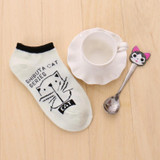 % 1pair Cute 3D Cartoon animal cat Socks Pattern Women Men kids Cotton Sock Female Socks Fashion Casual Cotton Short Socks