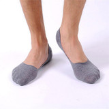 #4001 Fashion 1 pairs Shallow Mouth Motion Invisible Boat Cotton Slip Socks Best Selling