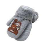 #3055 1 pair Cute Thicken Hot Monkey Cartoon children 's gloves Of Winter Warm Gloves
