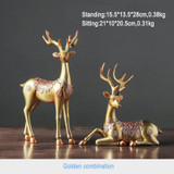 A pair of elk