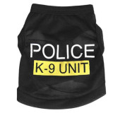 "Police " Unisex Pet Clothes Puppy Dog Cat Vest T Shirt Apparel Clothing