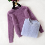 GOPLUS High Quality Cashmere Sweater Pullover O-neck Sweater Long Sleeve Casual Loose Sweater Knitted Tops Women's Basic Sweater