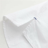 GOPLUS 2018 White Blouse Women Shirt Cotton Tops Sweets Stand Collar Stand Collar Long Sleeves Blusas Femininas C4270