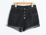 GOPLUS 2017 Summer Women's Pockets High Waist Skinny Denim Shorts Cotton Casual Zipper Fly Women Sexy Black Jeans Shorts C1082 GOPLUS 2017 Summer Women's Pockets High Waist Skinny Denim Shorts Cotton Casual Zipper Fly Women Sexy Black Jeans Shorts C1082